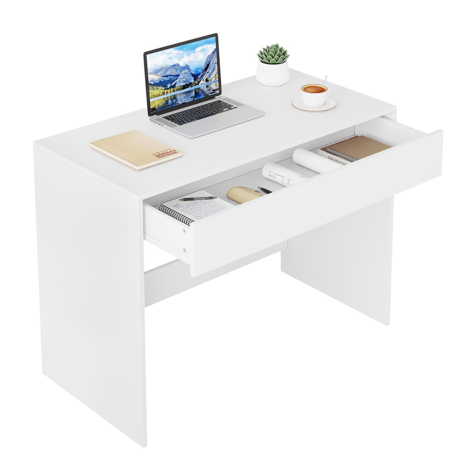 Coleshome Bureau en L avec Tiroirs, Bureau Réversible avec Prise, LED Coleshome Bureau en L avec Tiroirs, Bureau Réversible avec Prise, LED